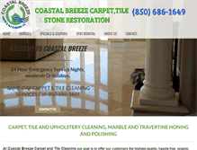 Tablet Screenshot of coastalbreezecleaning.com